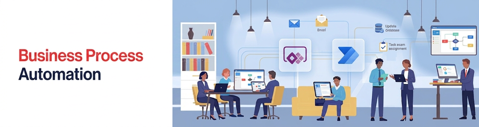 business process automation using microsoft power apps & power automate